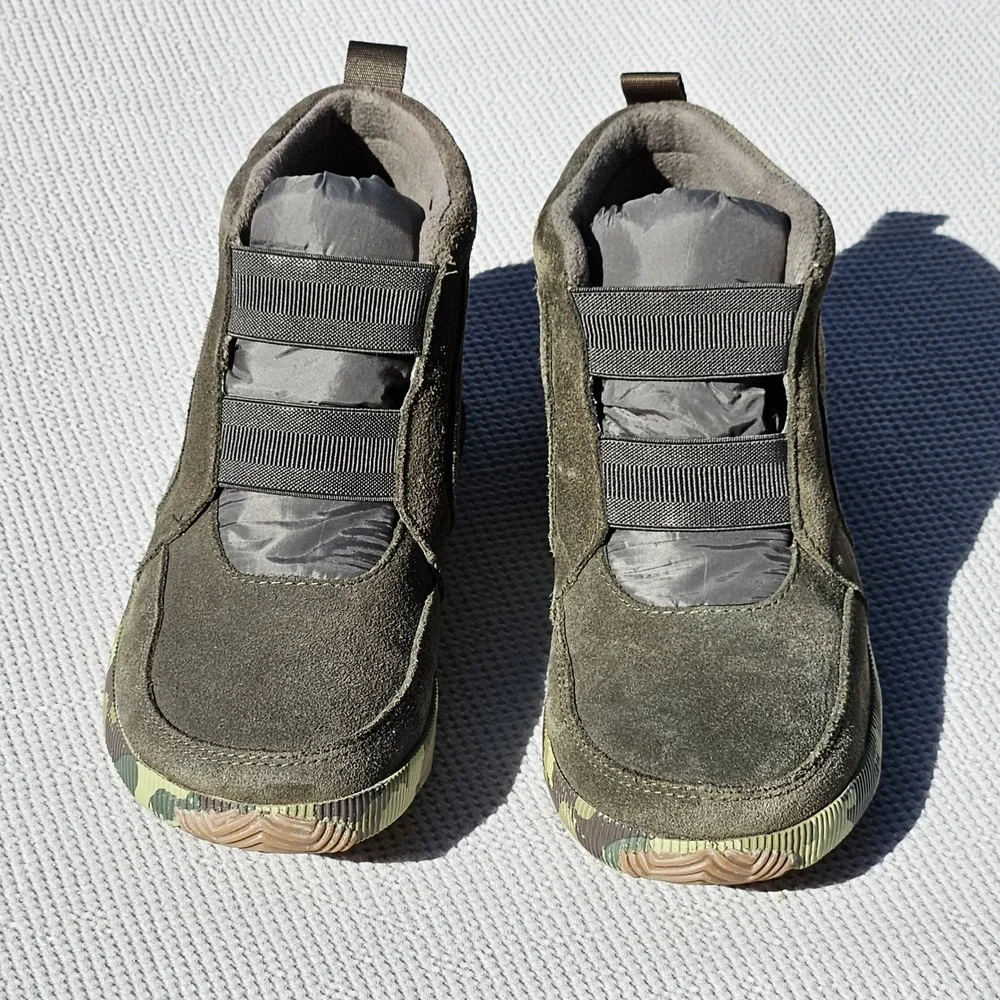 Sorel Out N About III Conquest Waterproof Boots Alpine Tundra Camo NL3798-326 10
